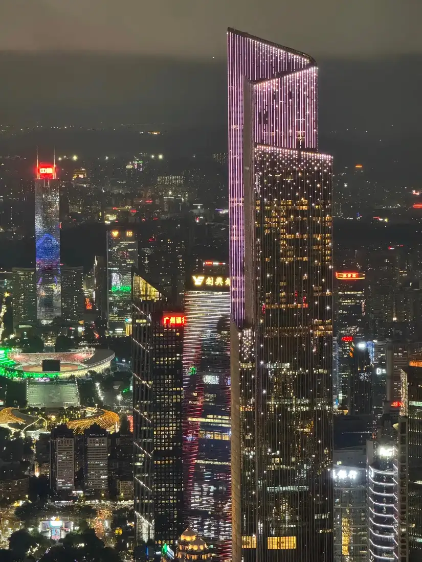 城市夜景手机壁纸｜都市夜色背景图片 - 高楼灯光风景「哲风壁纸」