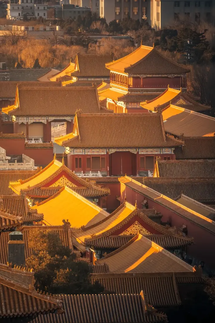 故宫手机壁纸｜北京背景图片 - 黄昏古建筑「哲风壁纸」