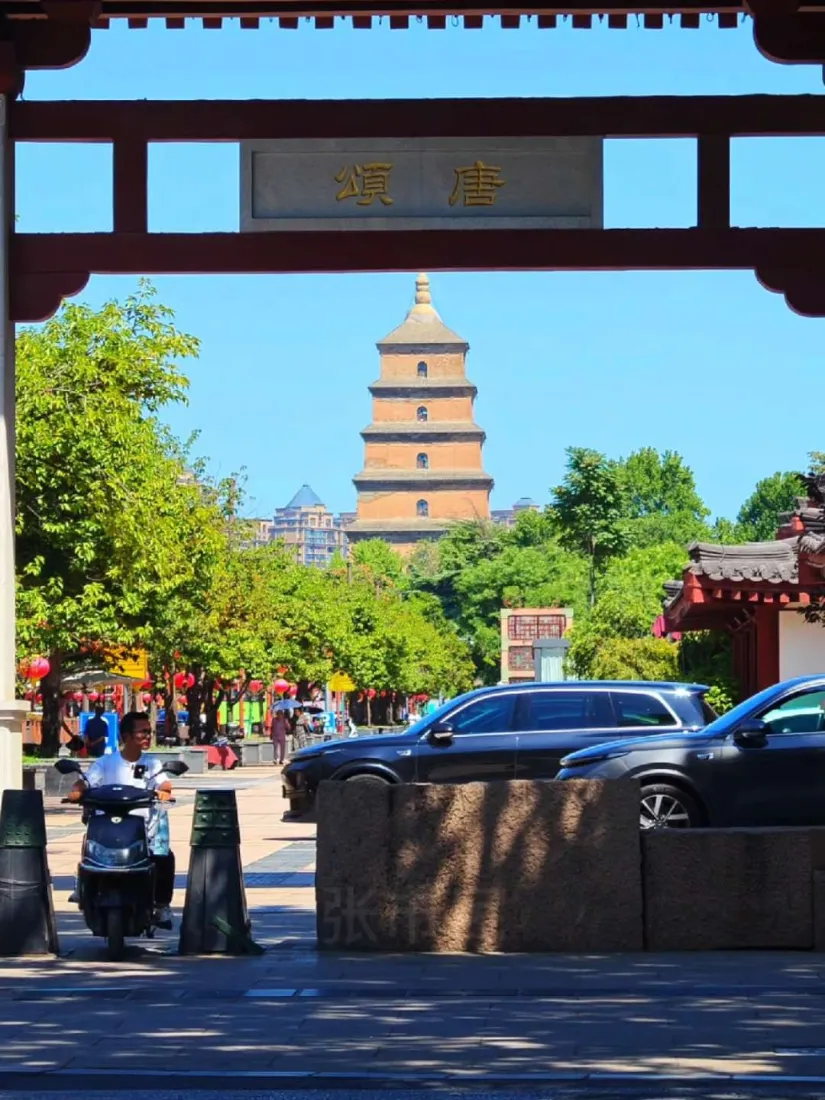 西安手机壁纸｜大雁塔背景图片 - 城市风景「哲风壁纸」