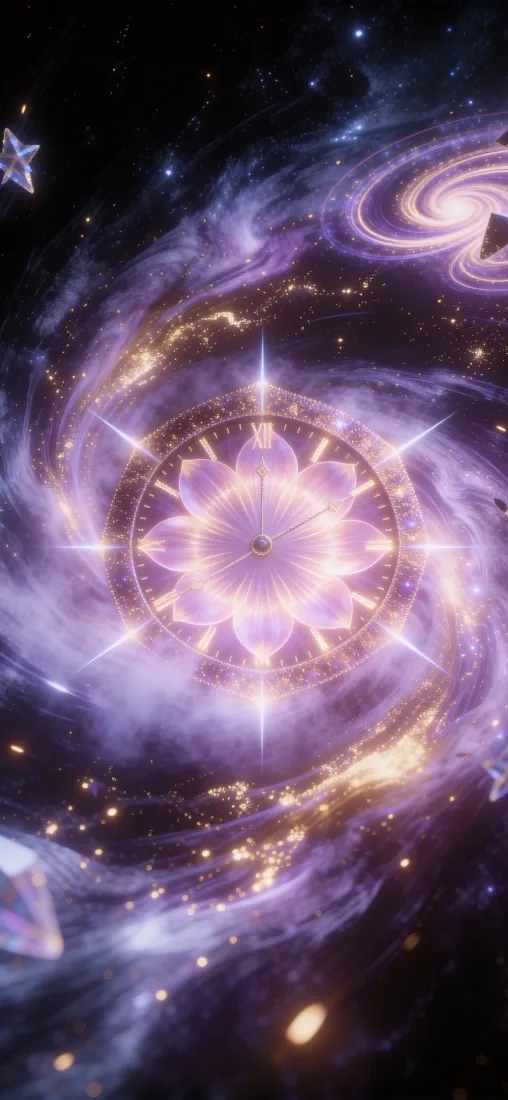 科幻星云手机壁纸｜星空背景图片 - 紫色宇宙漩涡「哲风壁纸」