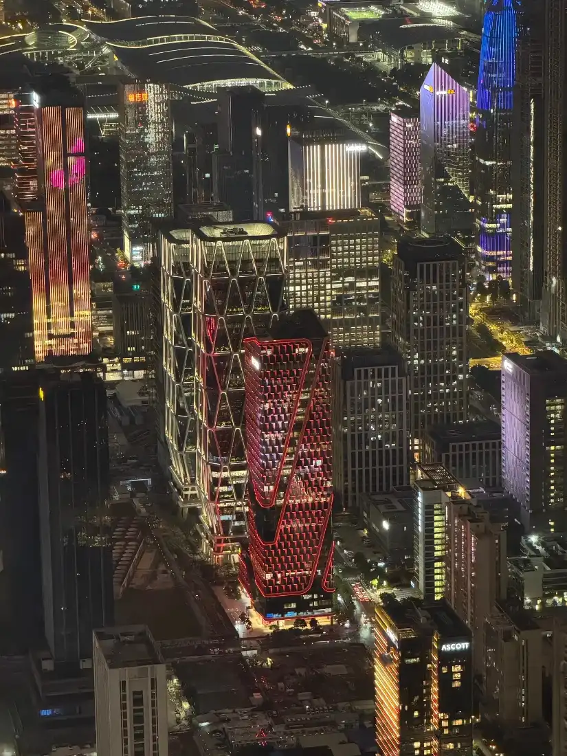 广州夜景手机壁纸｜城市背景图片 - 繁华都市建筑夜景「哲风壁纸」
