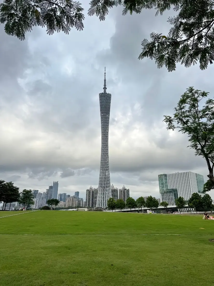 广州塔手机壁纸｜广州背景图片 - 城市景观「哲风壁纸」