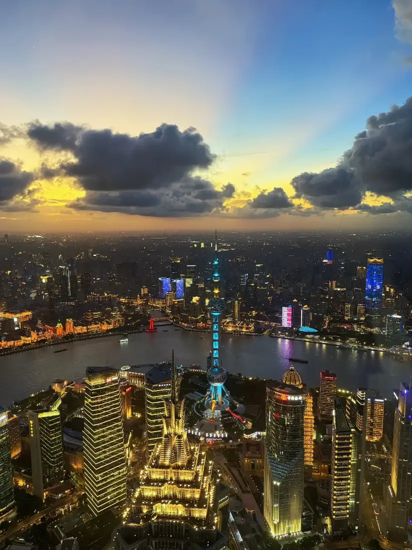 上海夜景手机壁纸｜城市背景图片 - 东方明珠黄浦江「哲风壁纸」