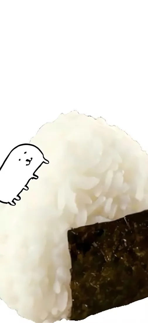 自嘲熊手机壁纸｜饭团背景图 - 海苔Q版可爱「哲风壁纸」