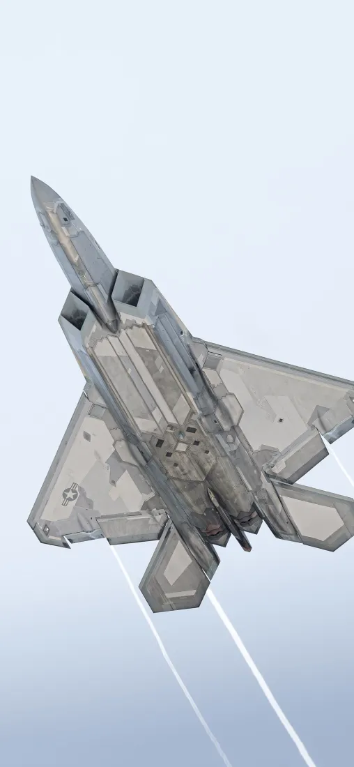 F-22战斗机手机壁纸｜军事背景图片 - 空军「哲风壁纸」