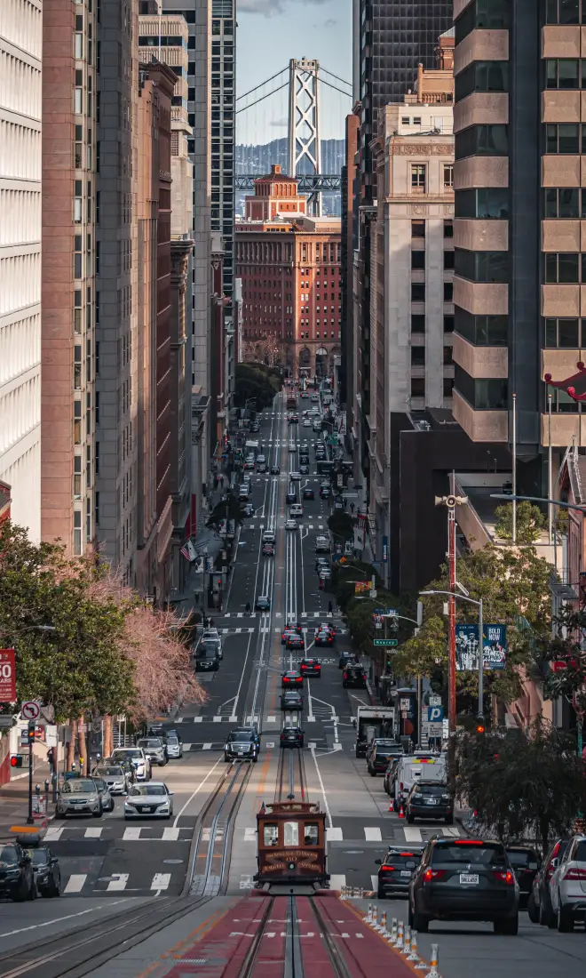 旧金山手机壁纸｜城市背景图片 - 美国街道街景「哲风壁纸」