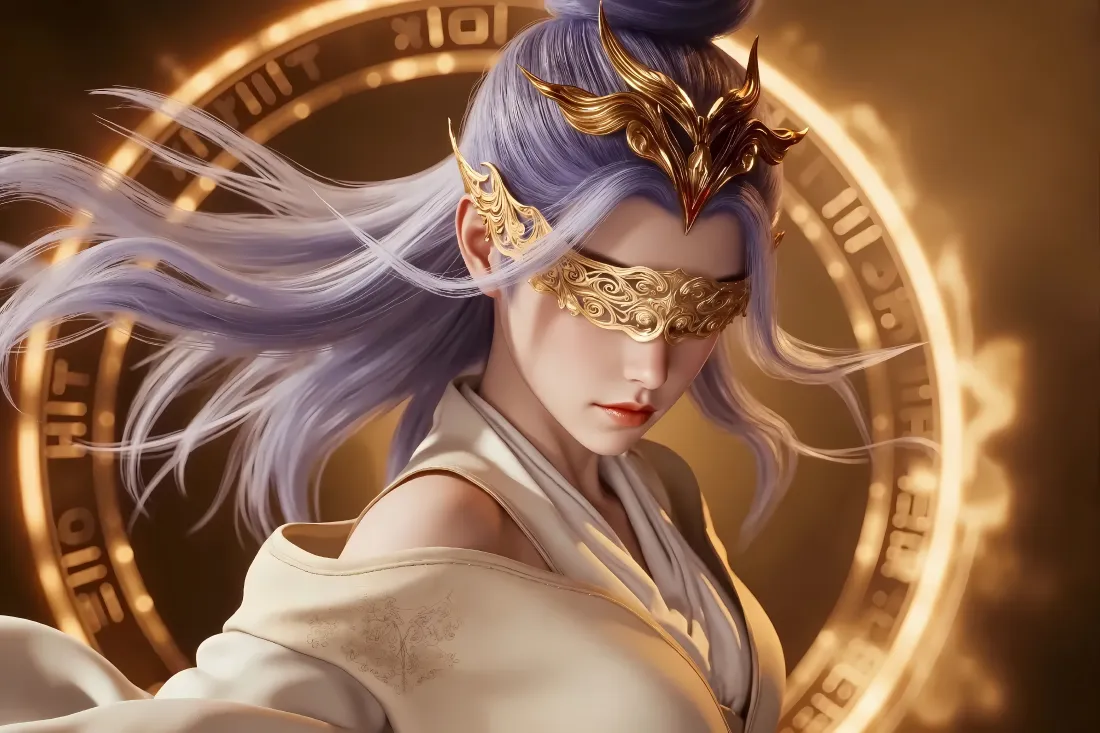 4k云霄壁纸｜金色法阵背景图片 - 师兄啊师兄「哲风壁纸」