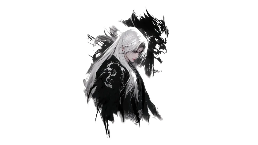 4k王林仙逆壁纸｜水墨插画背景 - 玄幻角色「哲风壁纸」