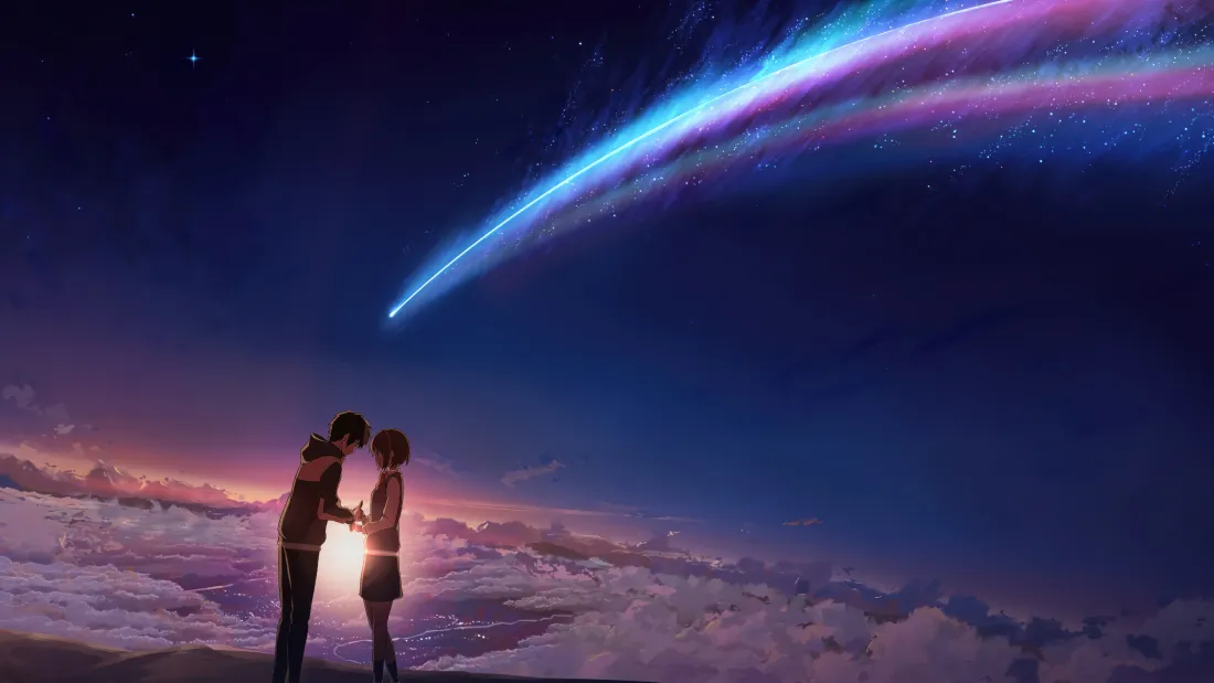 6k你的名字壁纸｜风景背景图片 - 彗星星空「哲风壁纸」