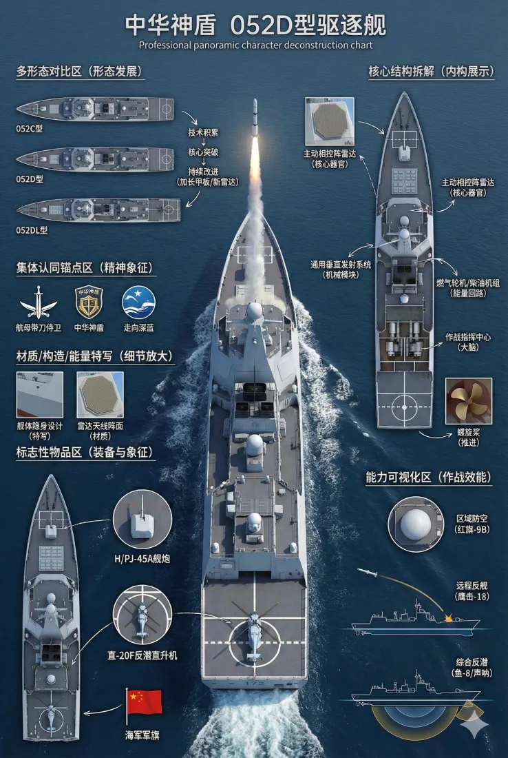 052D驱逐舰手机壁纸｜军事背景图片 - 中华神盾「哲风壁纸」