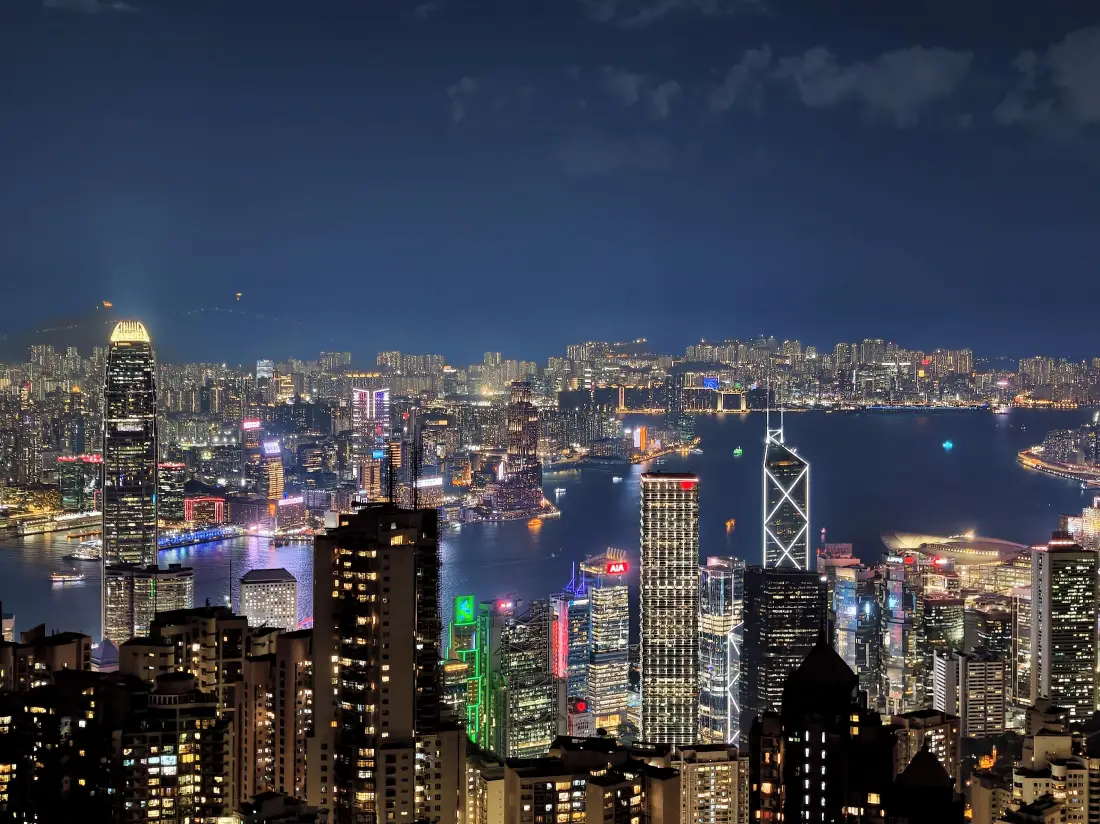 4k香港夜景壁纸｜城市背景图片 - 繁华都市「哲风壁纸」