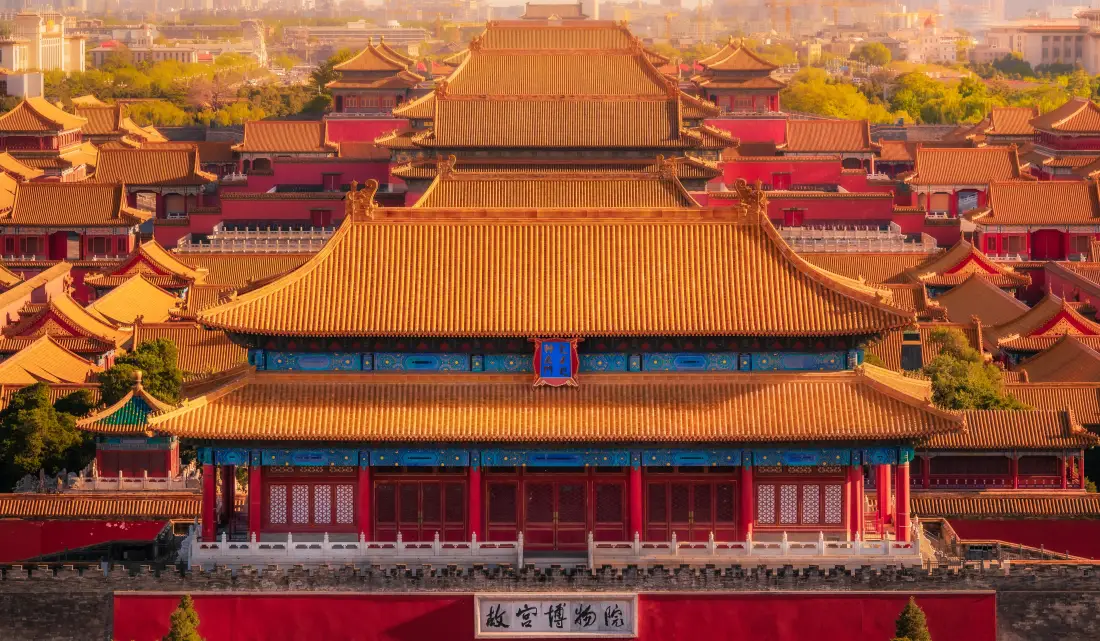 6k故宫壁纸｜故宫背景图片 - 古建筑红墙黄瓦「哲风壁纸」