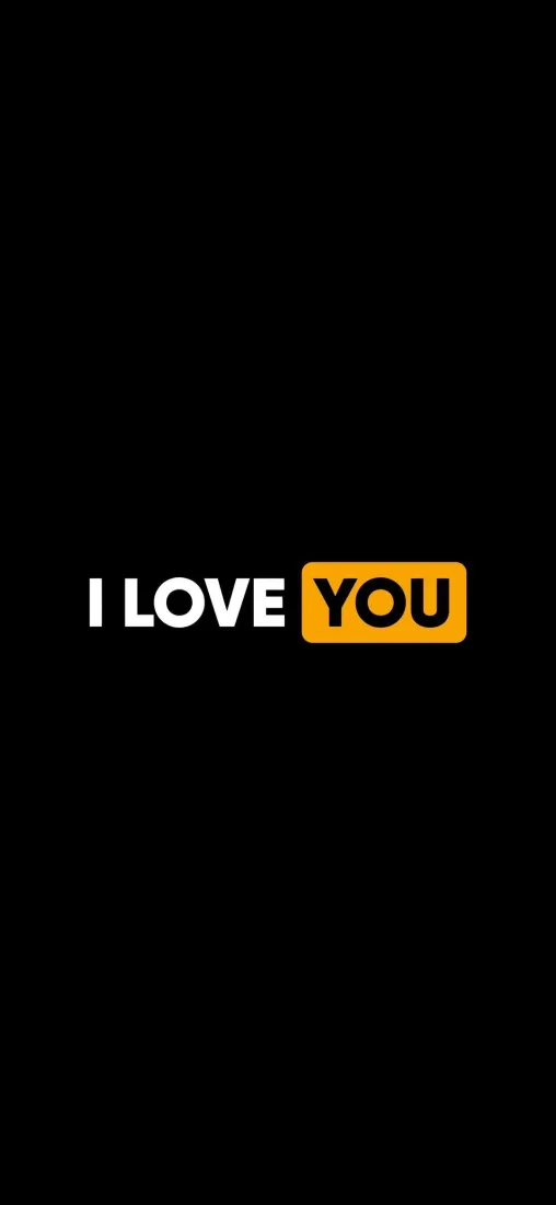 I LOVE YOU手机壁纸｜黑色背景图片 - 爱情英文表白「哲风壁纸」