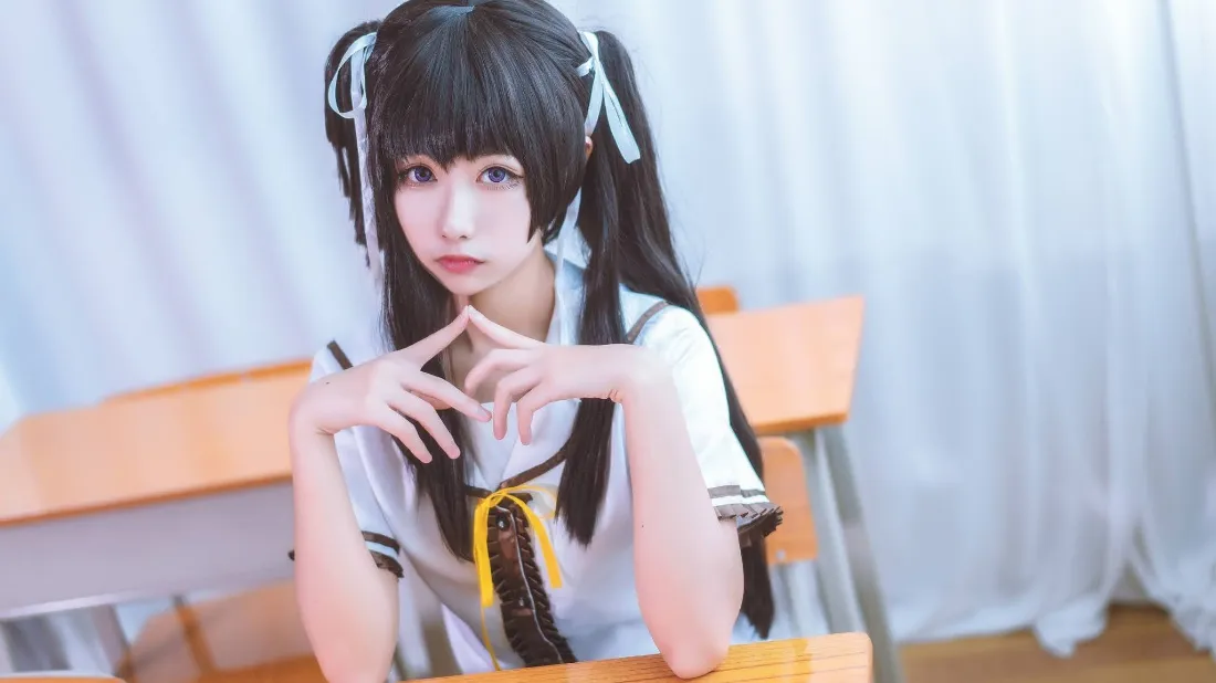 2k二次元少女壁纸｜教室背景图片 - 校园JK制服「哲风壁纸」