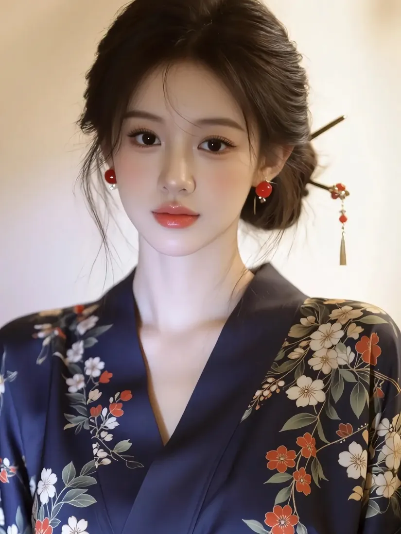 新中式美女手机壁纸｜暖光室内背景图片 - 国风穿搭「哲风壁纸」