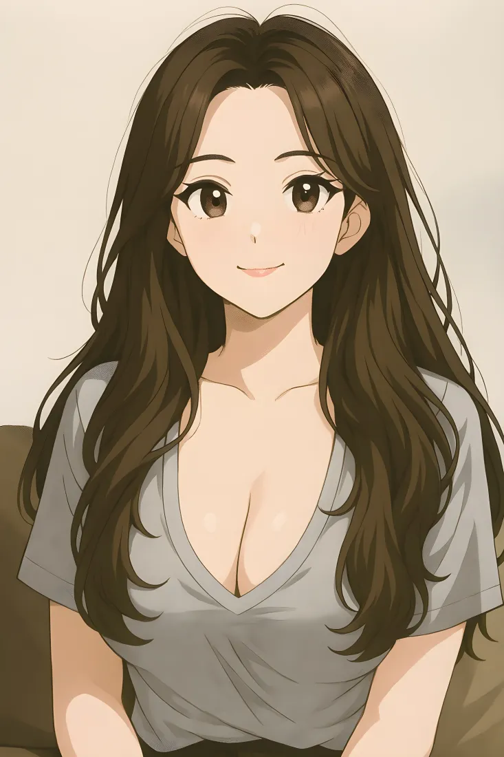 二次元少女手机壁纸｜AI肖像背景图片 - 温柔居家「哲风壁纸」