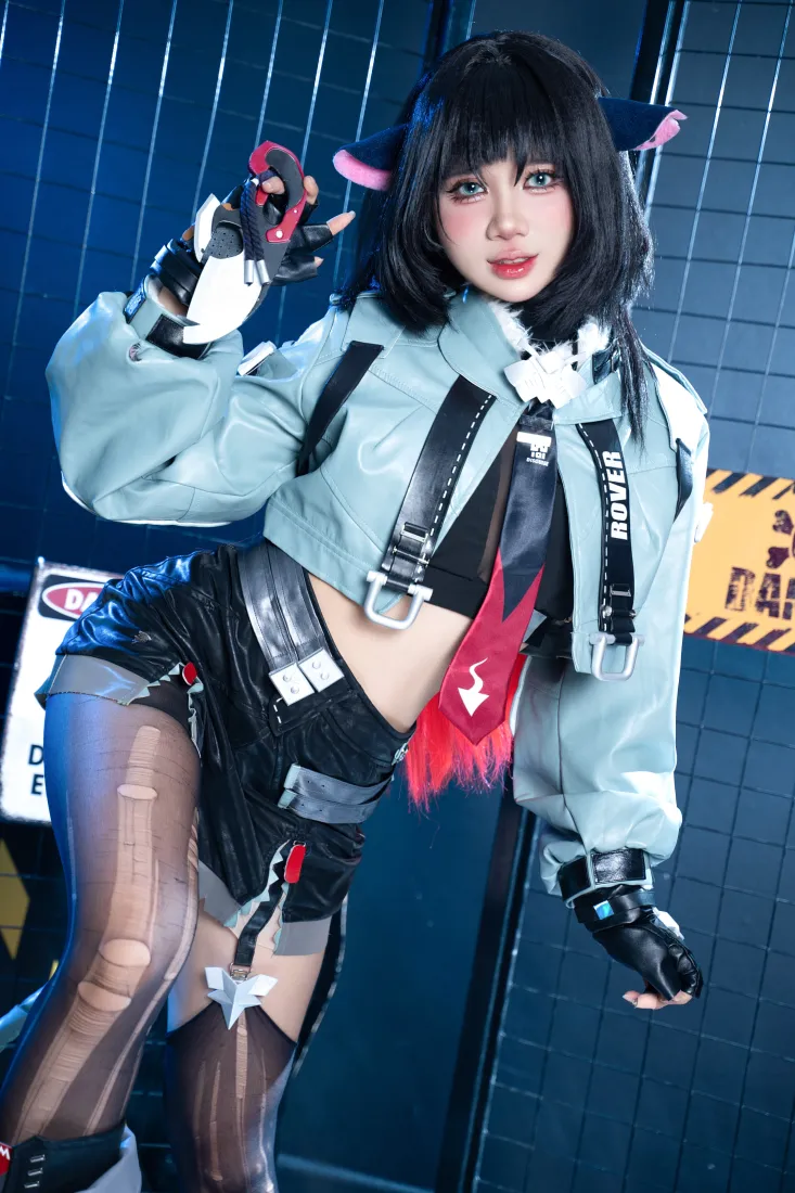 绝区零简杜手机壁纸｜cosplay背景图片 - 黑丝美女「哲风壁纸」