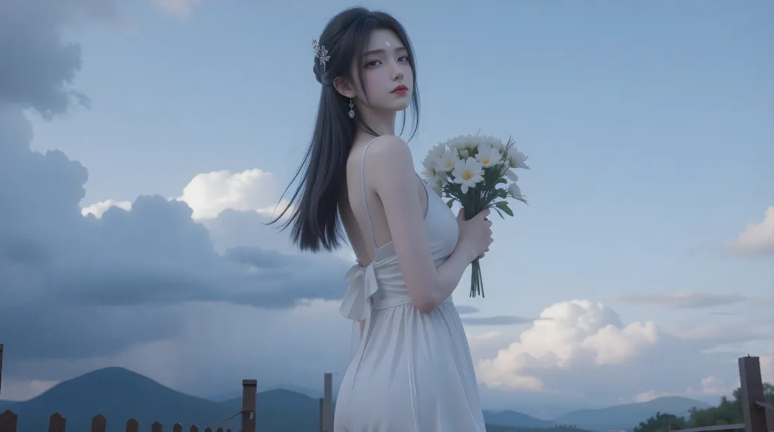 4k陆雪琪壁纸｜诛仙背景图片 - 清新白衣少女「哲风壁纸」