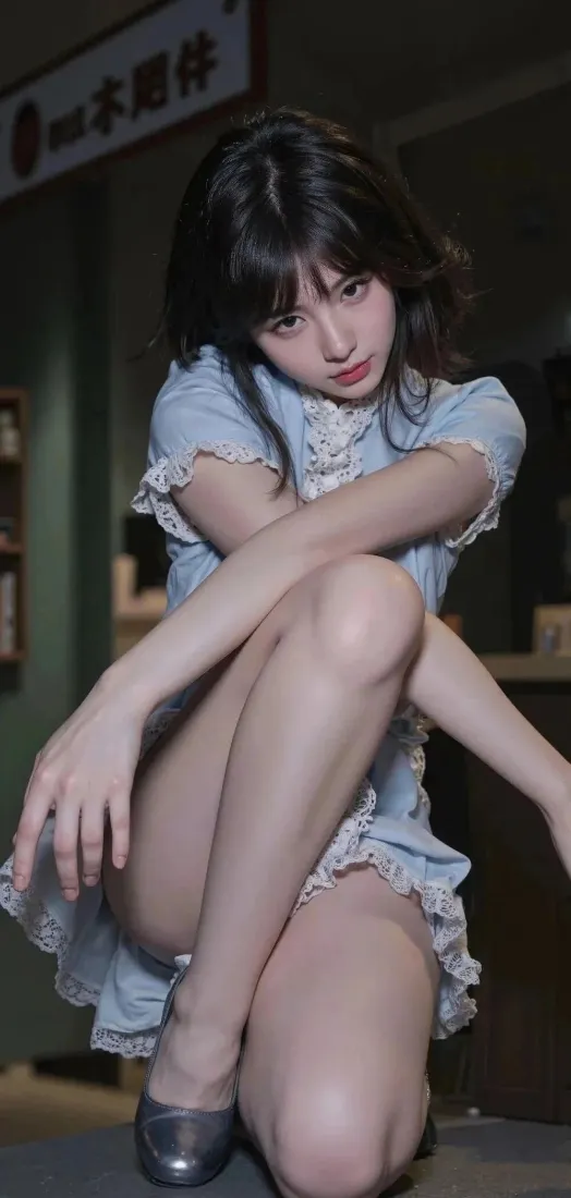 清纯美女手机壁纸｜室内氛围感背景图片 - 少女写真「哲风壁纸」