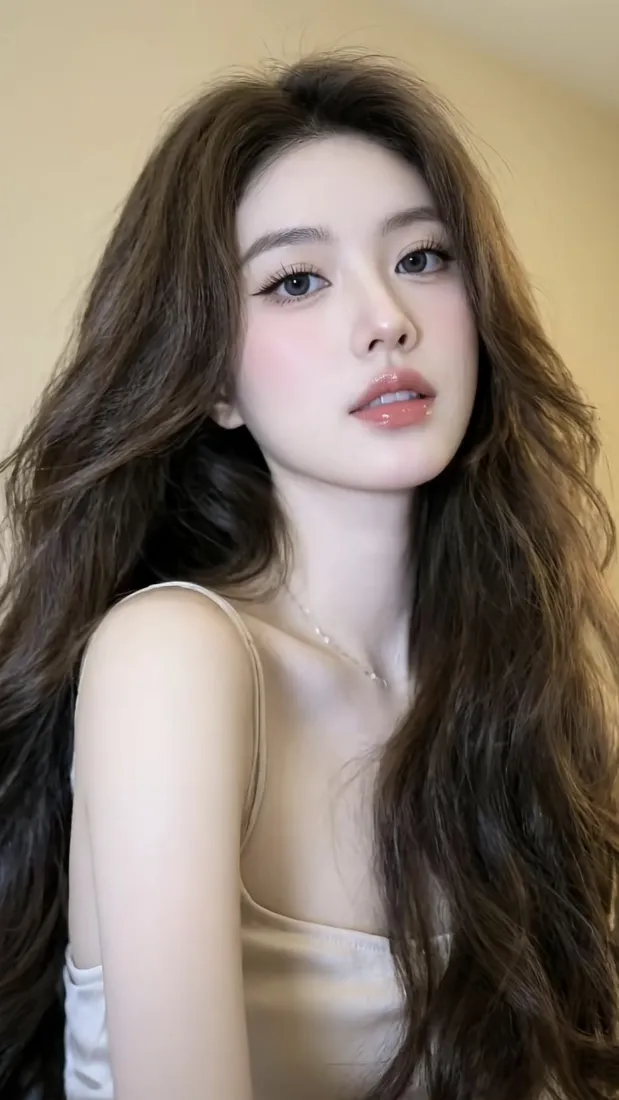 长发美女手机壁纸｜iOS背景图片 - 气质御姐「哲风壁纸」