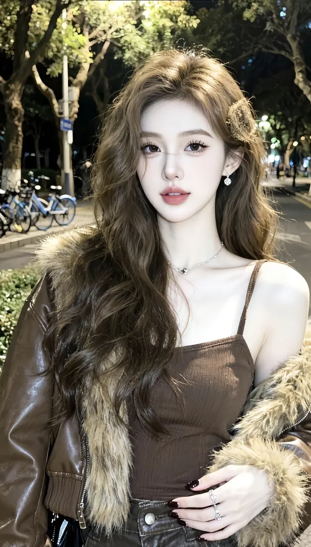 甜酷美女手机壁纸｜街拍背景图片 - 氛围感穿搭「哲风壁纸」