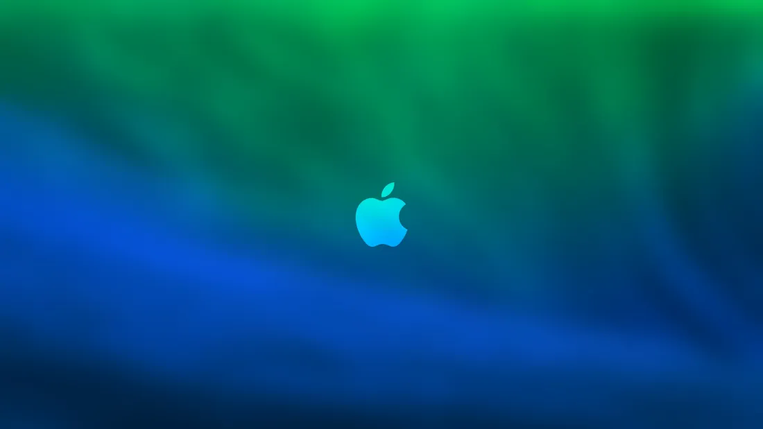 5kApple壁纸｜Mac背景图片 - 蓝绿渐变「哲风壁纸」