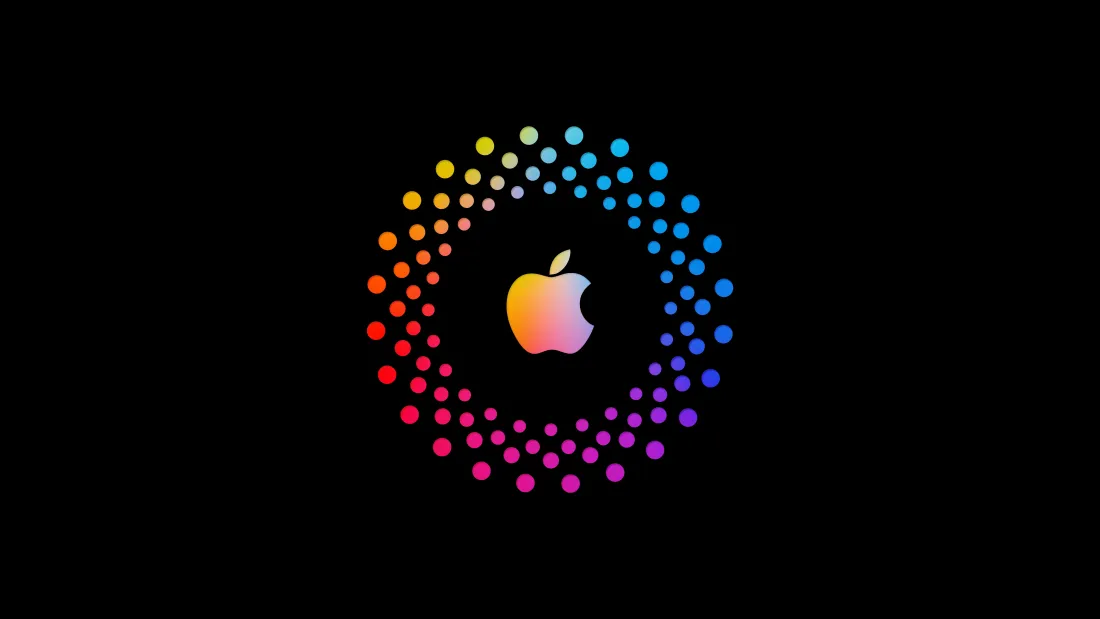 6kApple壁纸｜Mac背景图片 - 炫彩渐变圆环「哲风壁纸」