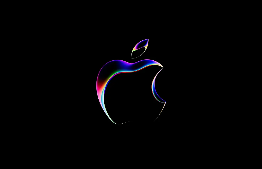 7kApple壁纸｜Mac背景图片 - 炫彩苹果logo「哲风壁纸」