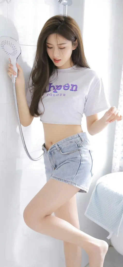 长发美女手机壁纸｜手机背景图片 - 清爽休闲「哲风壁纸」