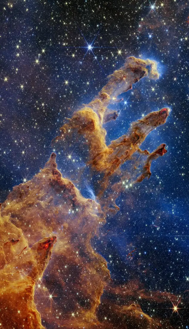 创生之柱手机壁纸｜太空背景图片 - 星云「哲风壁纸」