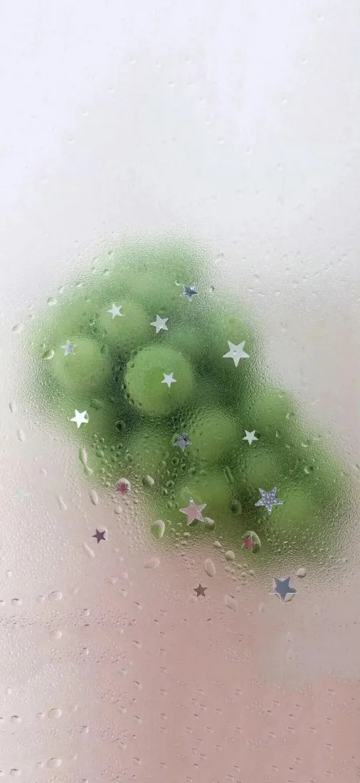 青提手机壁纸｜朦胧背景图片 - 亮闪星星「哲风壁纸」
