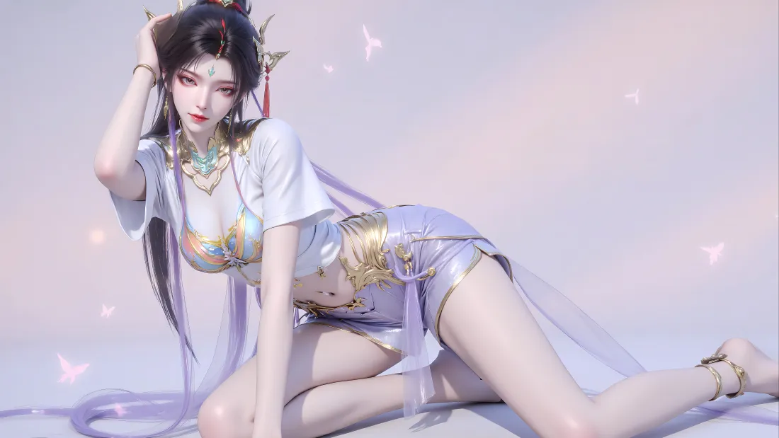 8k永劫无间南宫锦壁纸｜古风女性背景图片 - 游戏原创角色「哲风壁纸」