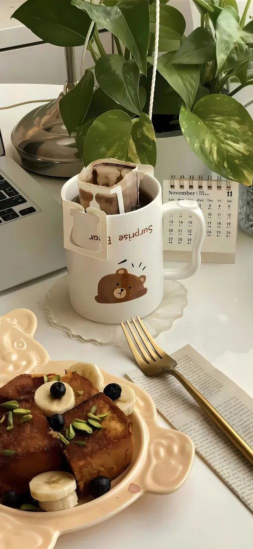甜品下午茶手机壁纸｜温馨治愈桌面背景图片 - 休闲美食「哲风壁纸」
