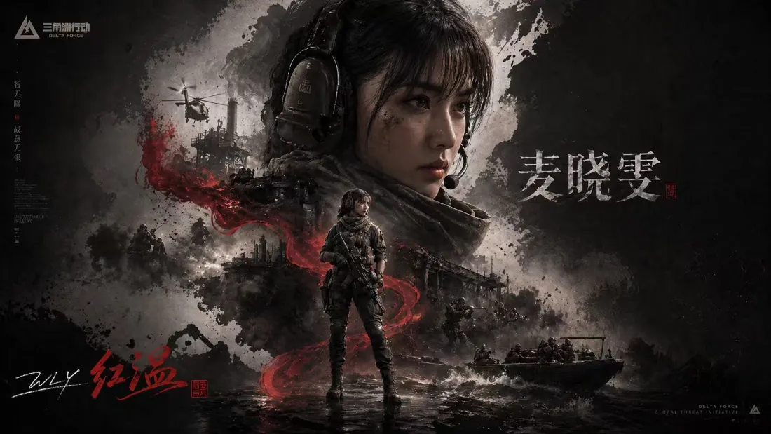 2k麦晓雯壁纸｜三角洲行动红温背景图片 - 射击游戏干员「哲风壁纸」