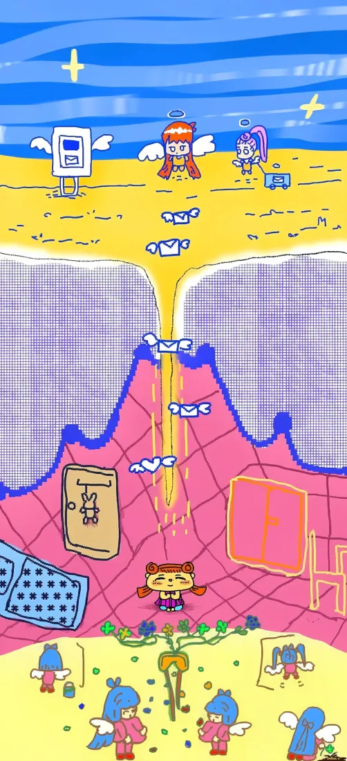 可爱卡通手机壁纸｜童趣小人场景背景图片 - 清新治愈「哲风壁纸」
