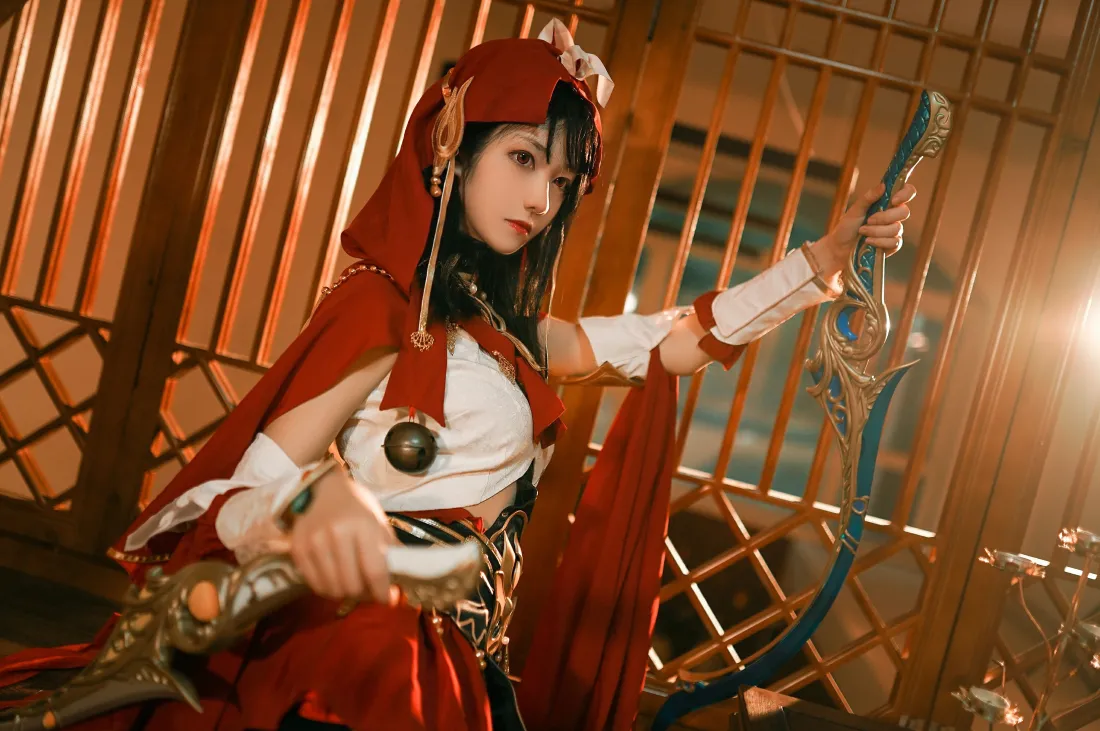 3k南桃Momoko剑网3喵萝壁纸｜古风室内背景图片 - cosplay写真「哲风壁纸」