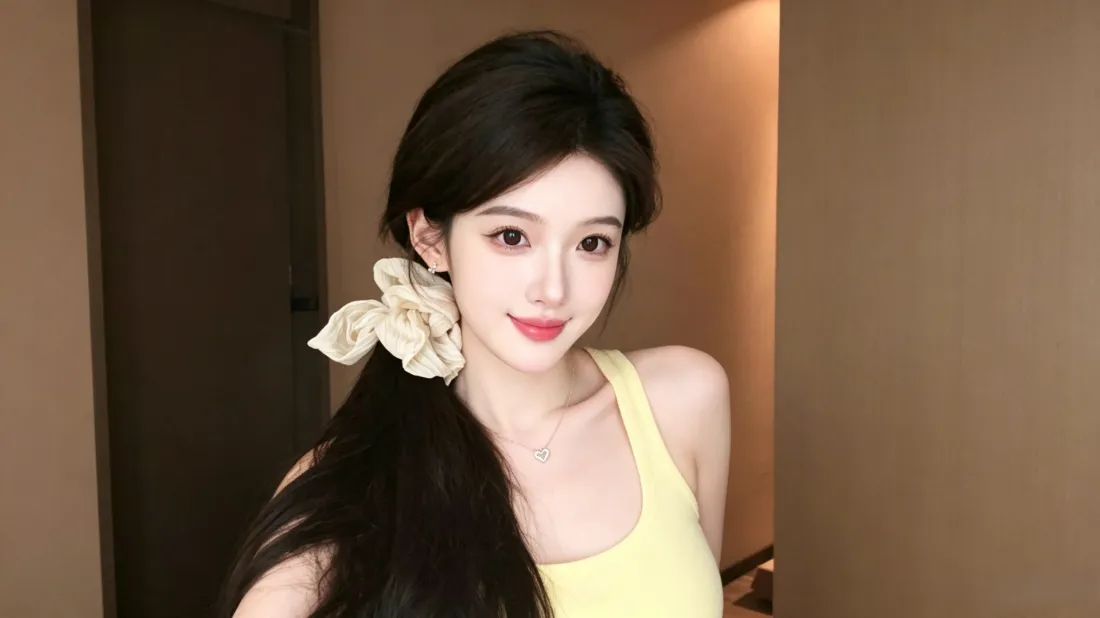 3k温柔美女壁纸｜暖调居家背景图片 - 氛围感写真「哲风壁纸」