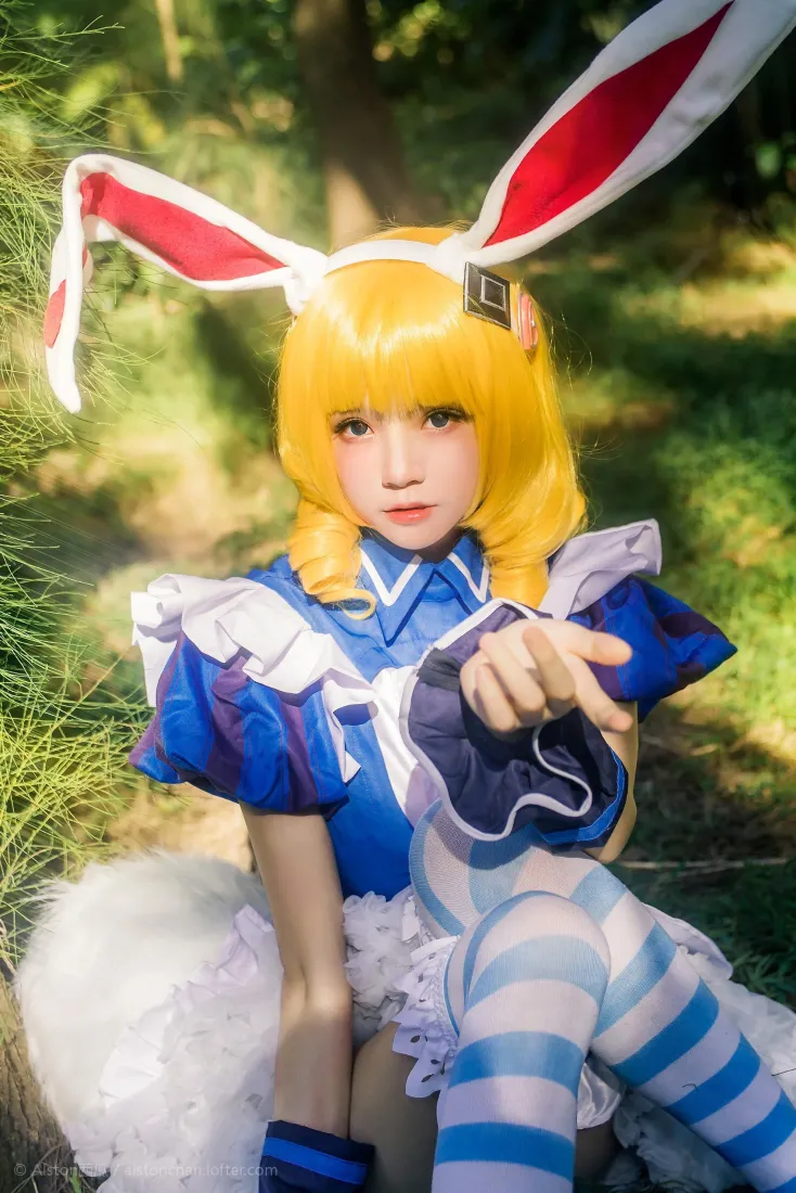 妲己手机壁纸｜桜桃喵cos背景图片 - 王者荣耀仙境爱丽丝「哲风壁纸」