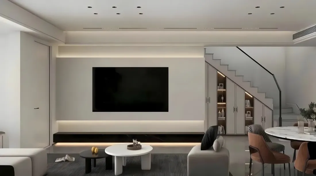 5k简约loft家装壁纸｜现代客厅背景图片 - 舒适休闲「哲风壁纸」