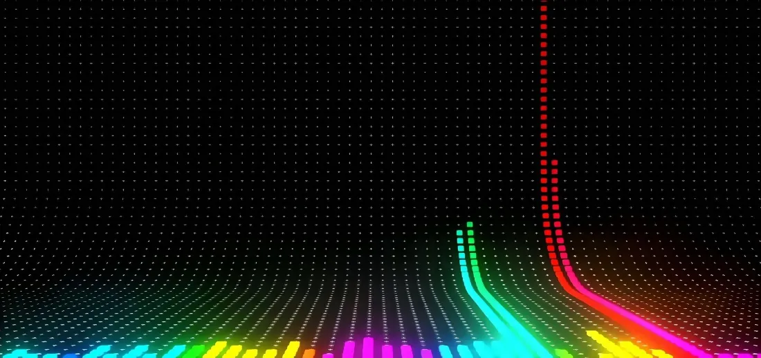 2k科技壁纸｜炫彩流光背景图片 - 赛博风抽象光影「哲风壁纸」