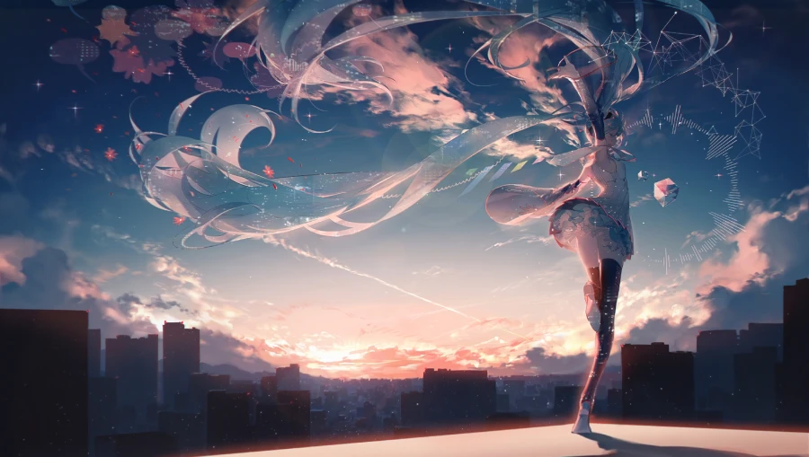 2k阳光壁纸-星星眼星星眼壁纸-《日落》-建筑「哲风壁纸」