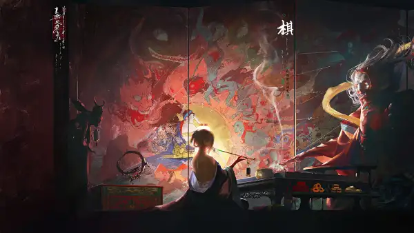 4k汉子壁纸-民俗学壁纸和绘画-幻想女孩壁纸分享「哲风壁纸」