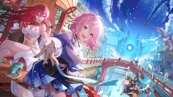 6k图片壁纸-张开嘴和云-崩坏：星轨热门的壁纸「哲风壁纸」