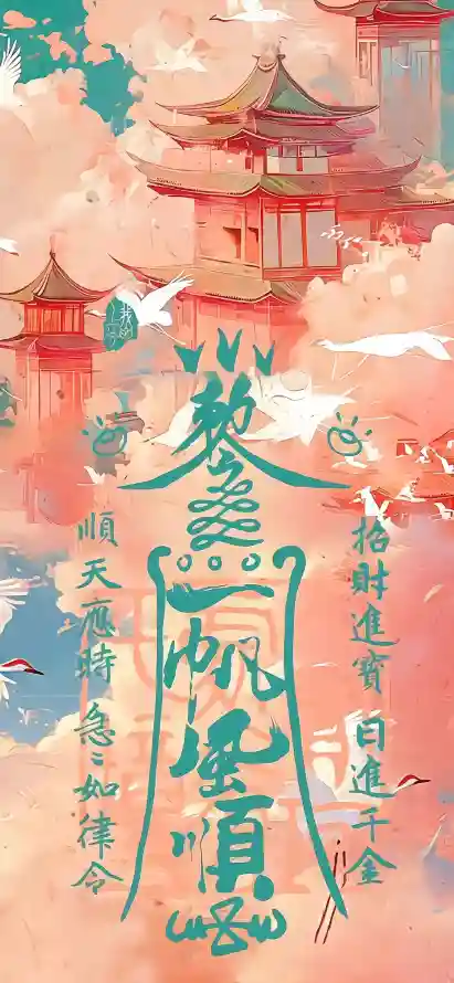 4k符咒壁纸 - 中华元素 - 手机壁纸 - wallpaper「哲风壁纸」