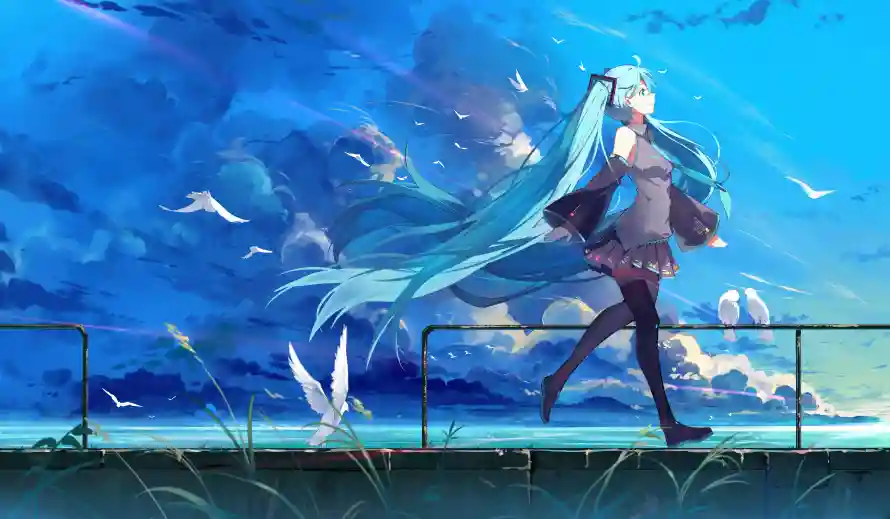 3k初音壁纸-初音未来壁纸和虚拟歌手-热门的壁纸「哲风壁纸」