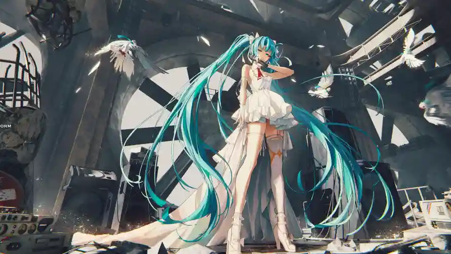 3k二次元壁纸-初音未来与-壁纸推荐「哲风壁纸」