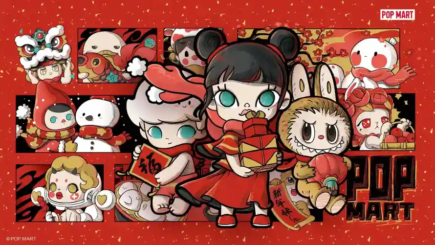 2k潮玩壁纸-泡泡玛特与-壁纸分享「哲风壁纸」