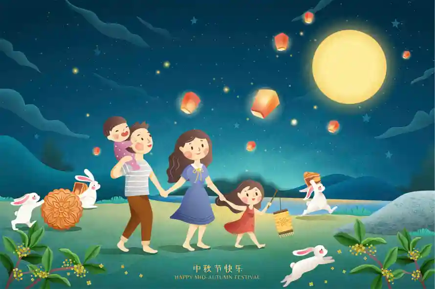 5k中秋壁纸-传统节日 - -热门的壁纸「哲风壁纸」