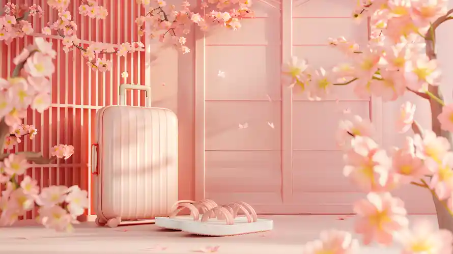 4k花瓣壁纸-行李箱 - -热门的壁纸「哲风壁纸」