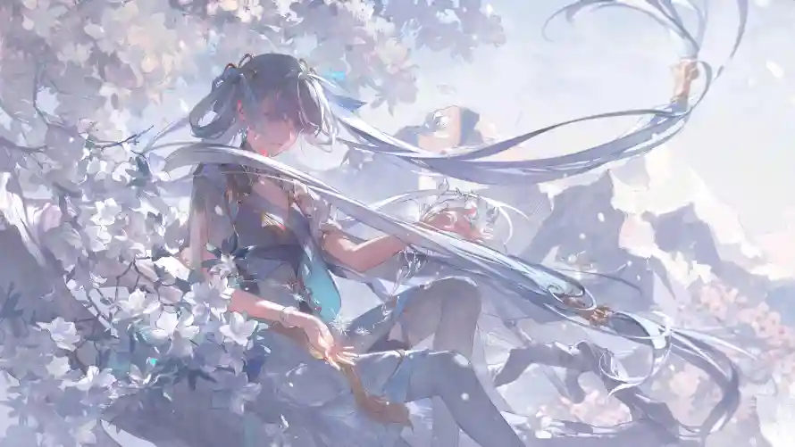 4k插画壁纸-隐/出水芙蓉和-壁纸推荐「哲风壁纸」